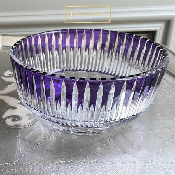 COUPE EN CRISTAL VIOLET GRAND MODELE